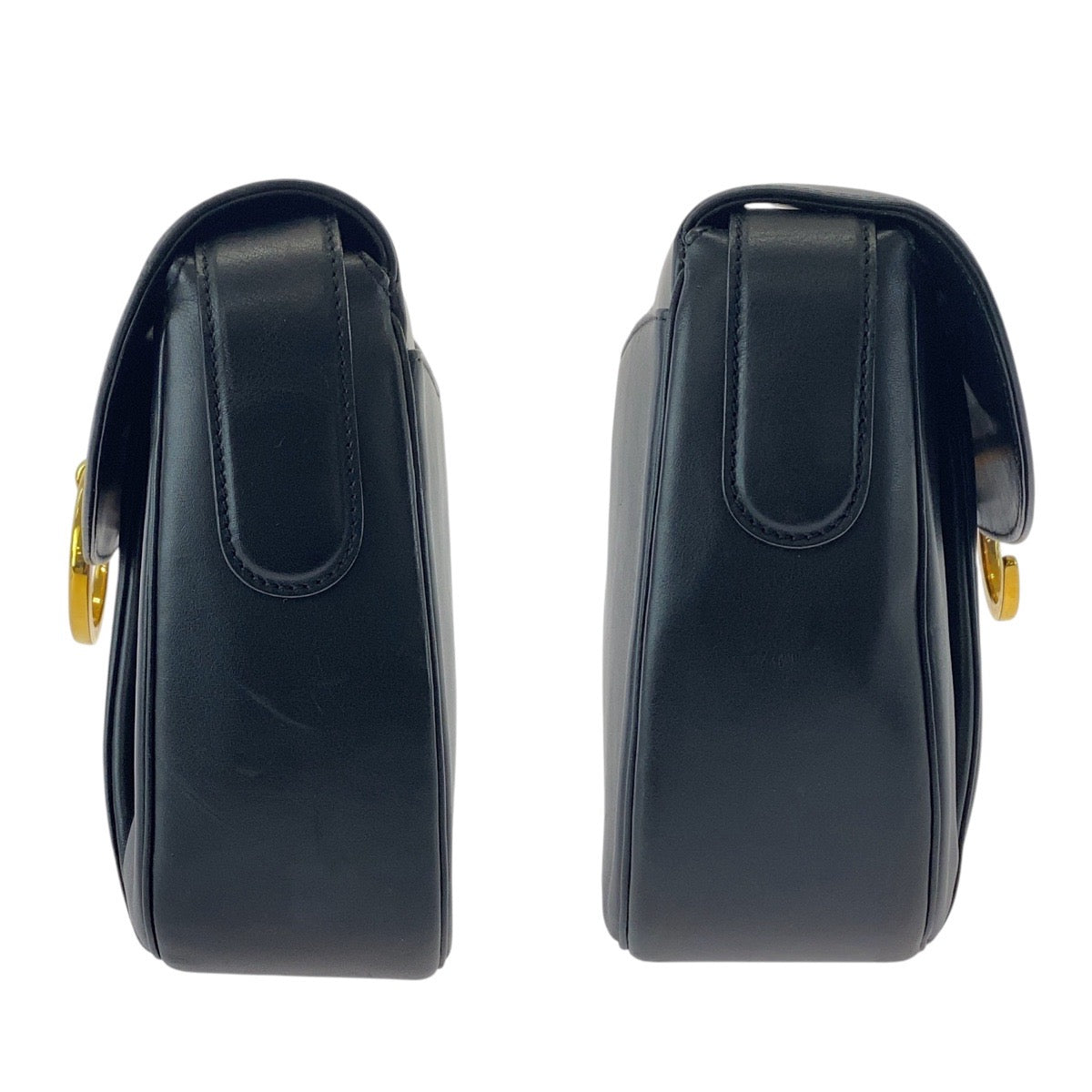17257
CARTIER カルティエ パンテール ブラック 黒 ゴールド金具 レザー 斜め掛け ショルダーバッグ  レディース ABP43