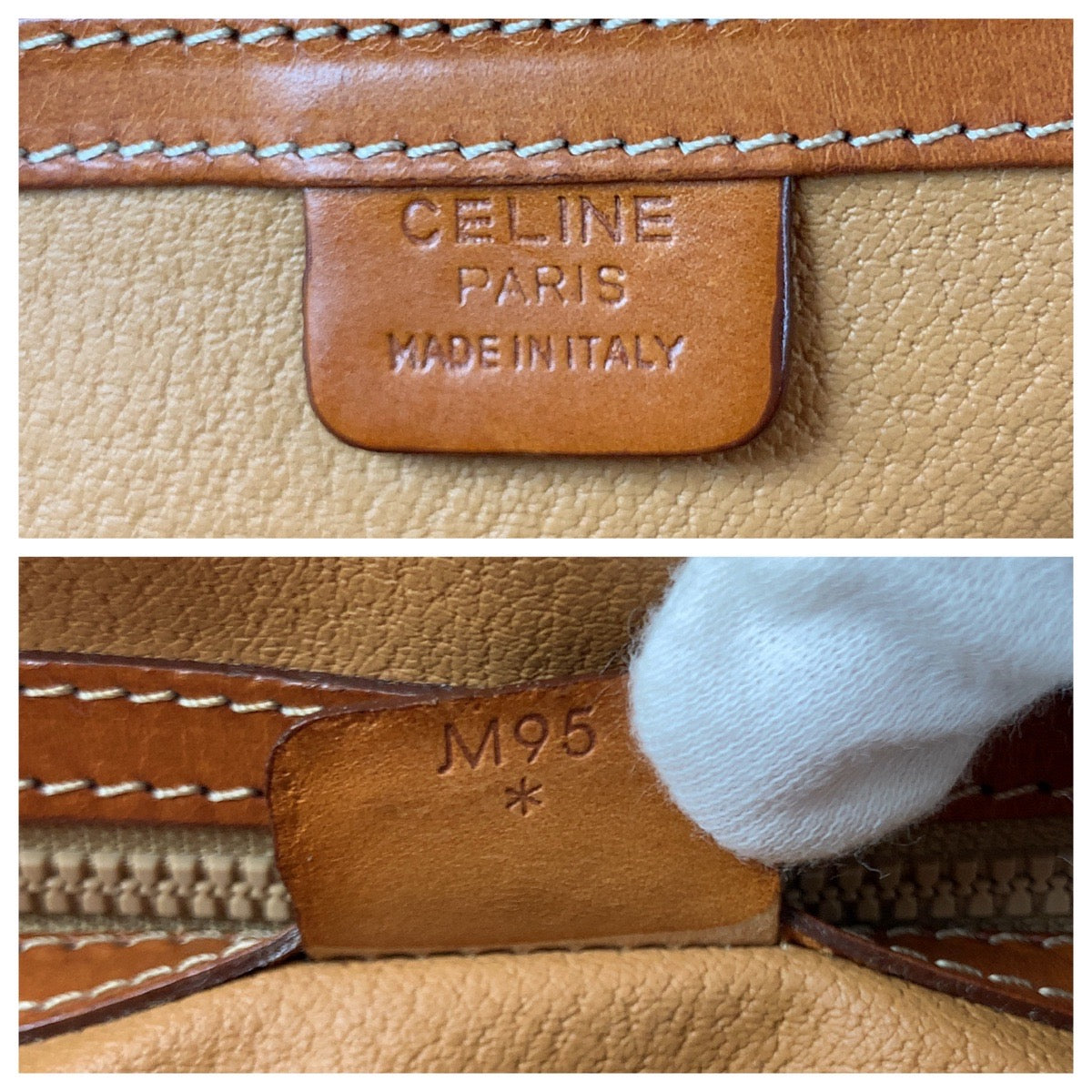 17258
CELINE セリーヌ ヴィンテージ マカダム ホワイト ブラウン ゴールド金具 PVC ハンドバッグ ミニボストンバッグ レディース ABP34
