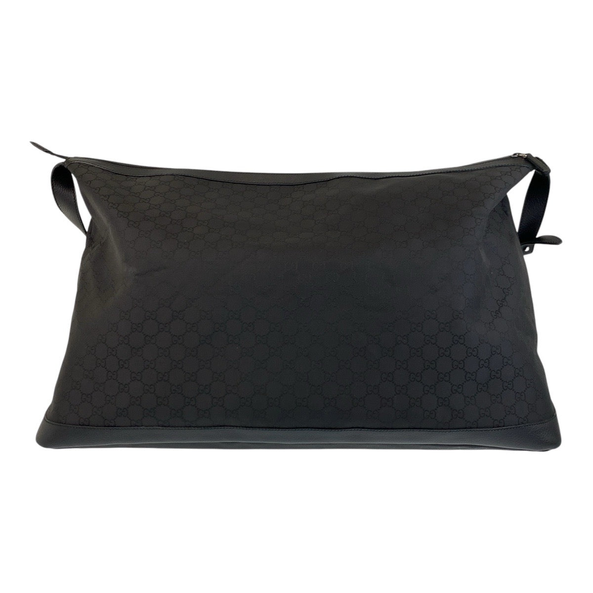 17259
GUCCI グッチ ブラック 黒 シルバー金具 GGキャンバス / レザー 105669 ショルダーバッグ ボストンバッグ  メンズ ABP54