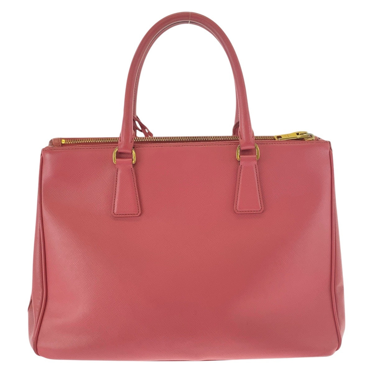17262
PRADA Saffiano Pink Gold Hardware Leather Tote Bag Handbag Shoulder Bag 2WAY Ladies AB65