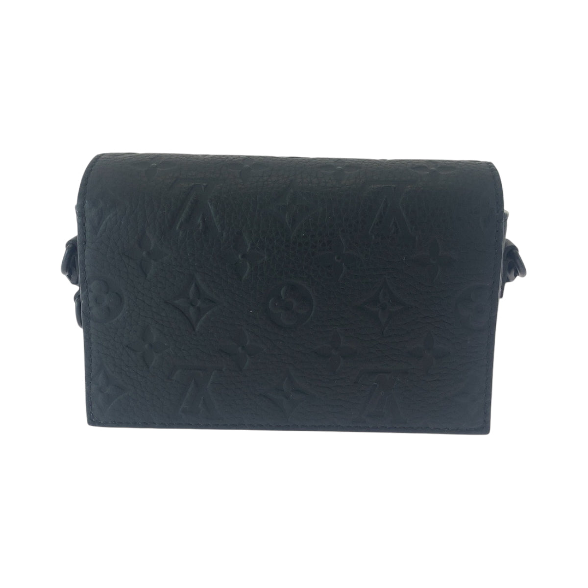 17272
LOUIS VUITTON ルイヴィトン モノグラム スティーマー ウエアラブル ウォレット ノワール ブラック 黒 ブラック金具 レザー M81746 ショルダーバッグ ポシェット  メンズ