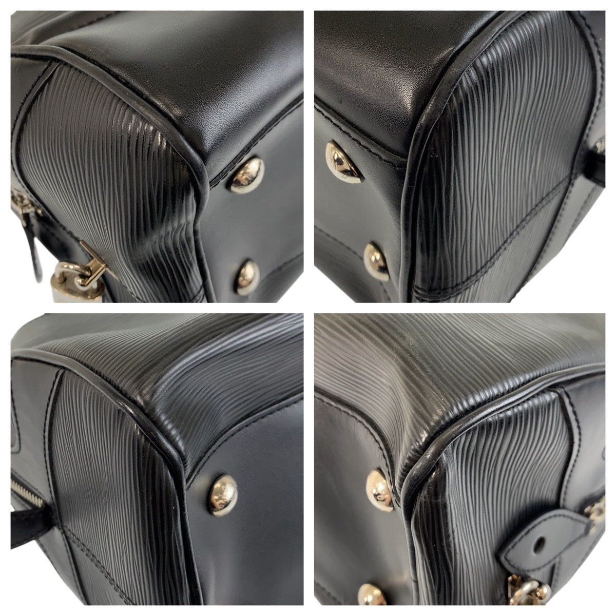 17278
LOUIS VUITTON ルイヴィトン エピ ボーリング モンテーニュGM ブラック 黒 シルバー金具 レザー M59312 ハンドバッグ ショルダーバッグ レディース ABP60