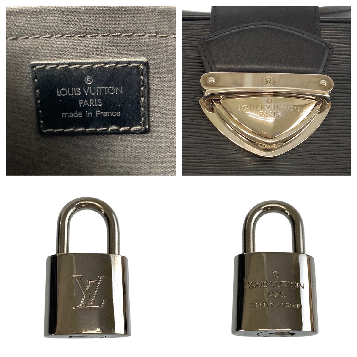 17278
LOUIS VUITTON ルイヴィトン エピ ボーリング モンテーニュGM ブラック 黒 シルバー金具 レザー M59312 ハンドバッグ ショルダーバッグ レディース ABP60