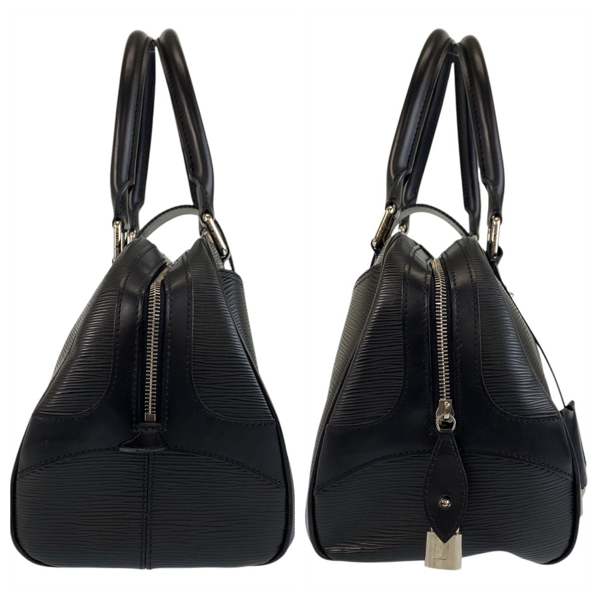 17278
LOUIS VUITTON ルイヴィトン エピ ボーリング モンテーニュGM ブラック 黒 シルバー金具 レザー M59312 ハンドバッグ ショルダーバッグ レディース ABP60