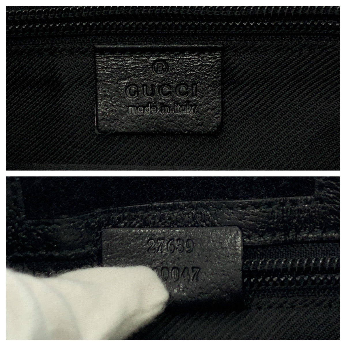 17281
GUCCI グッチ ブラック 黒 シルバー金具 GGキャンバス 27639 ショルダーバッグ サコッシュ  メンズ A43