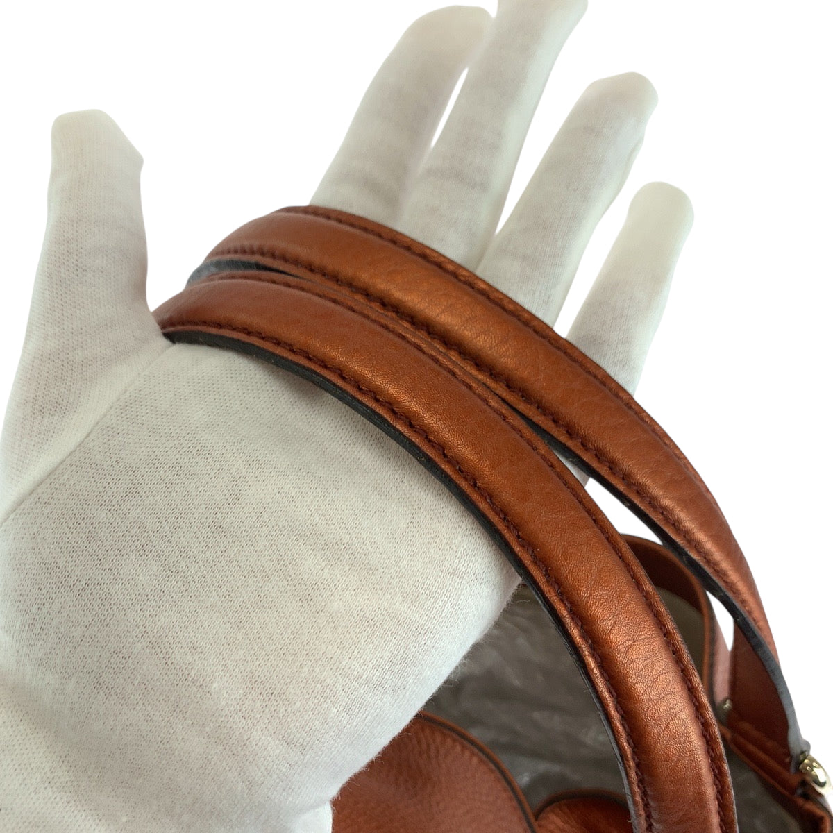 17282
GUCCI グッチ ソーホー インターロッキング フリンジ ブロンズ ゴールド金具 レザー 282309 ショルダーバッグ ハンドバッグ  レディース