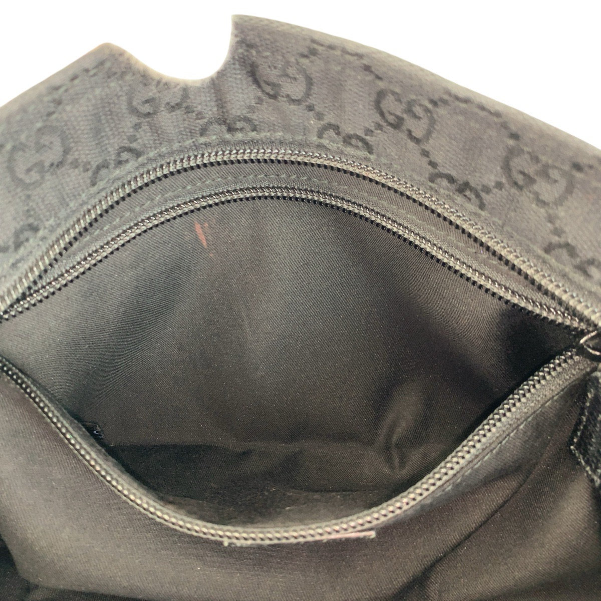 17283
GUCCI グッチ シェリーライン ブラック 黒 シルバー金具 GGキャンバス / レザー 189749 ショルダーバッグ ポシェット レディース A56