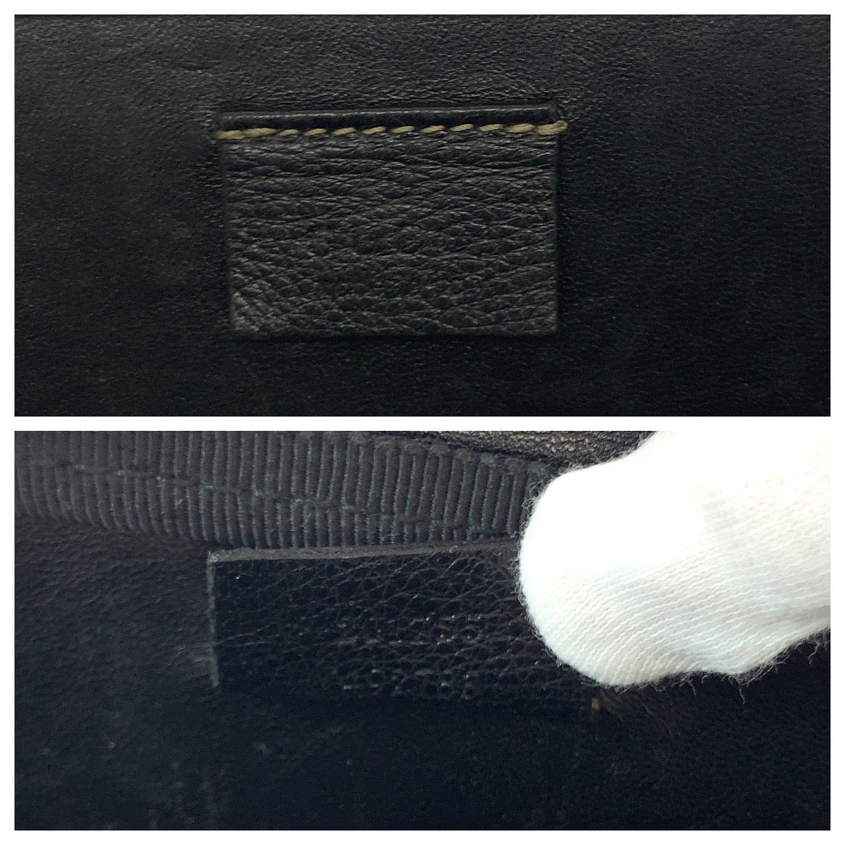 17285
GUCCI グッチ グッチシマ ブラック 黒 ゴールド金具 レザー 201755 クラッチバッグ セカンドバッグ  メンズ ABP43