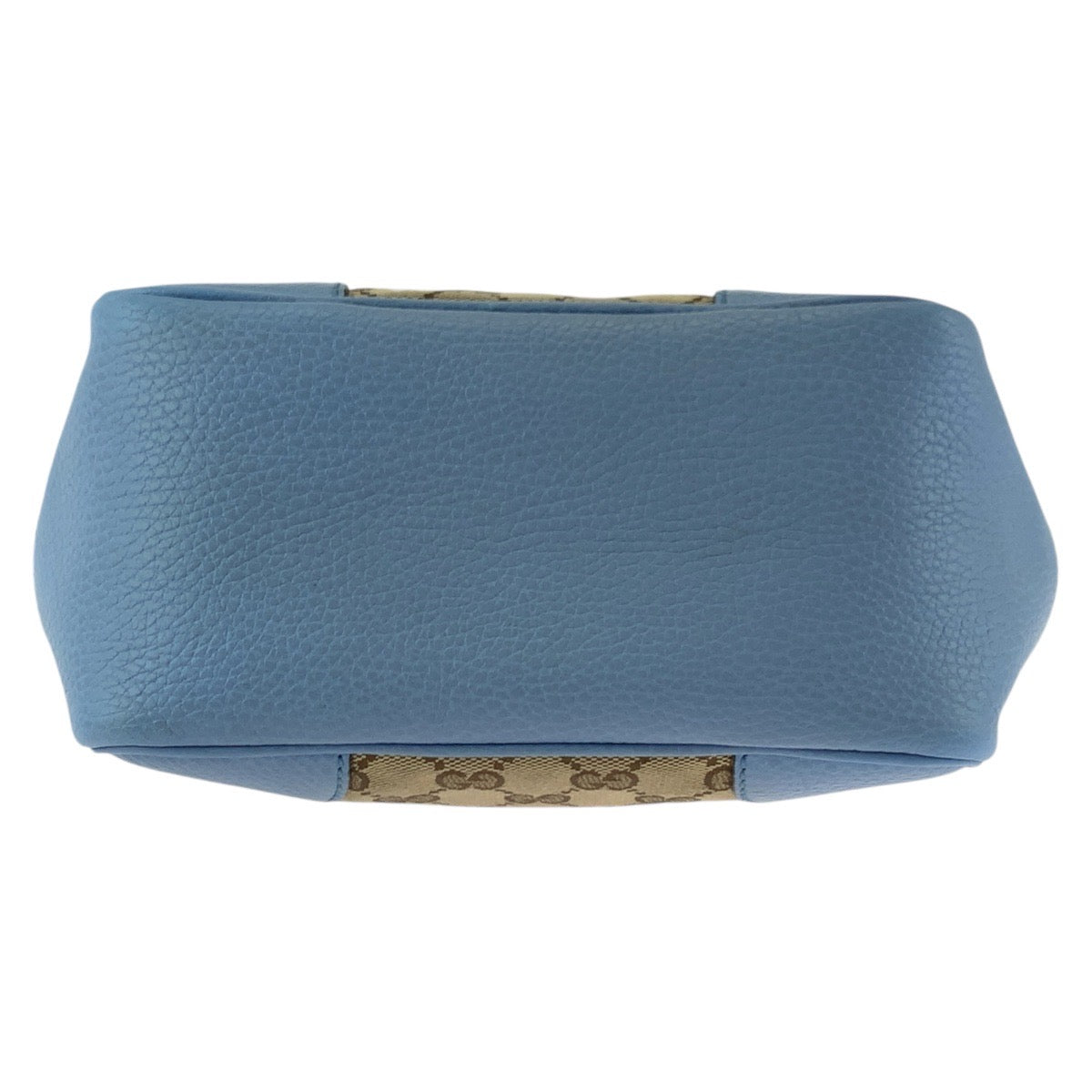 17288
GUCCI Beige Blue Gold Hardware GG Canvas / Leather 449241 Tote Bag Handbag Shoulder Bag 2way Women's ABP66