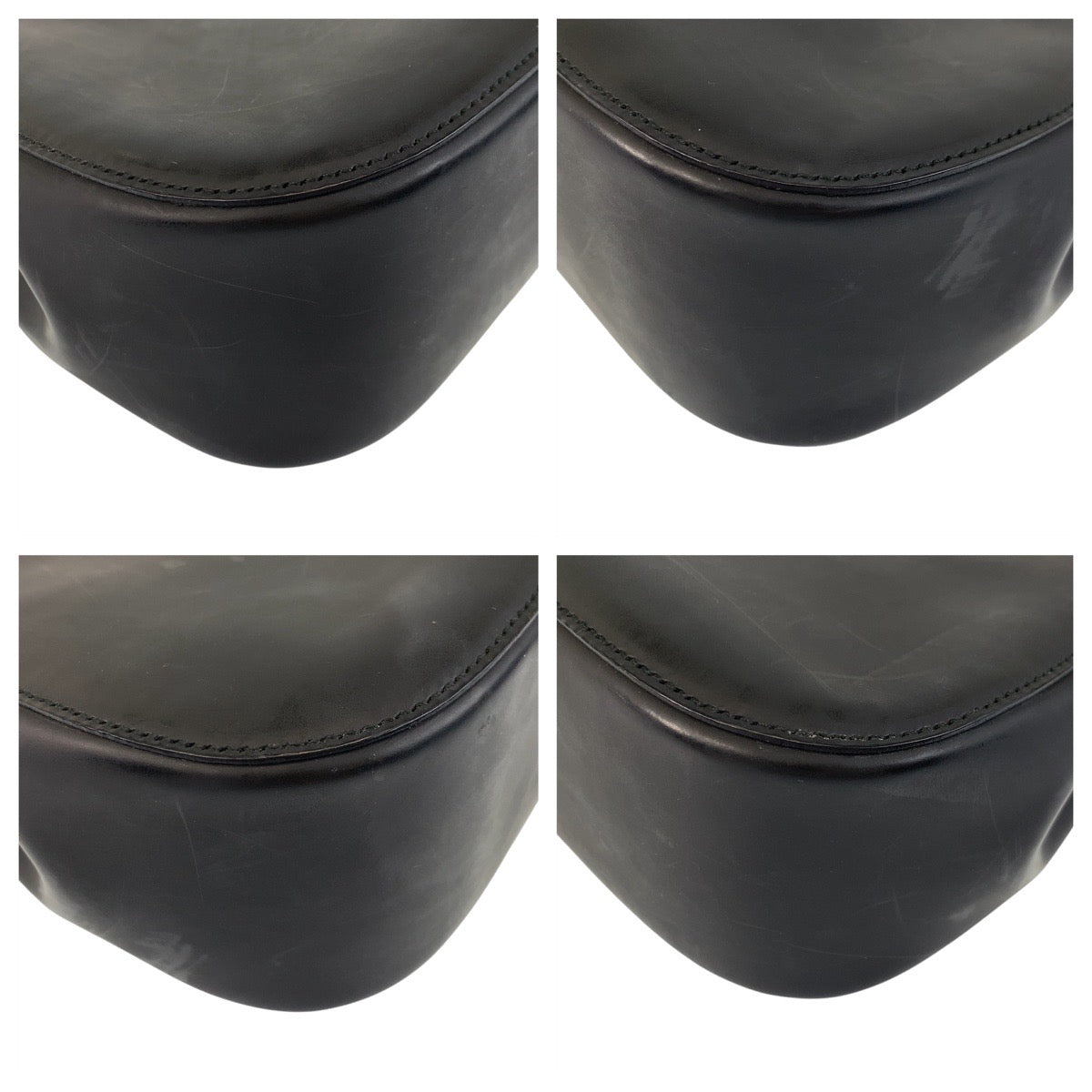 17292
GUCCI グッチ バンブー ブラック 黒 レッド レザー 001 3761 ショルダーバッグ  レディース AB32