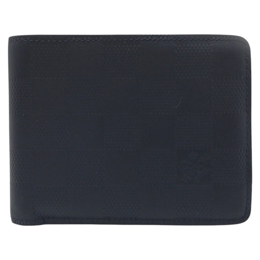 17295
LOUIS VUITTON ルイヴィトン ダミエ アンフィニ ポルトフォイユ ミュルティプル ネイビー コスモス PVC N63123 二つ折り財布 折財布 コンパクトウォレット  メンズ