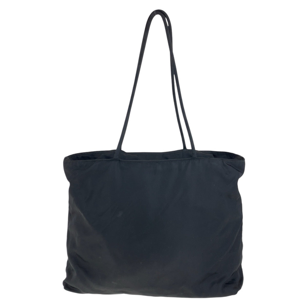17308
PRADA プラダ テスート 三角ロゴプレート ブラック 黒 シルバー金具 ナイロン トートバッグ ショルダーバッグ  レディース
