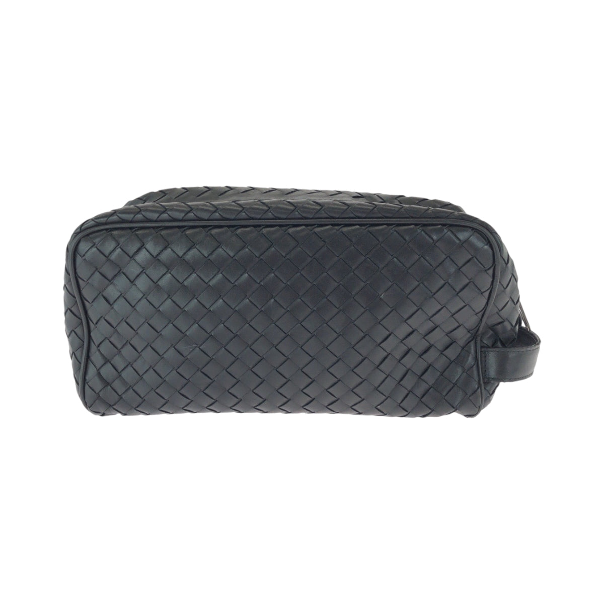 17316
BOTTEGAVENETA ボッテガヴェネタ イントレチャート ブラック 黒 シルバー金具 レザー 174361 V4651 1000 セカンドバッグ クラッチバッグ  メンズ ABP48