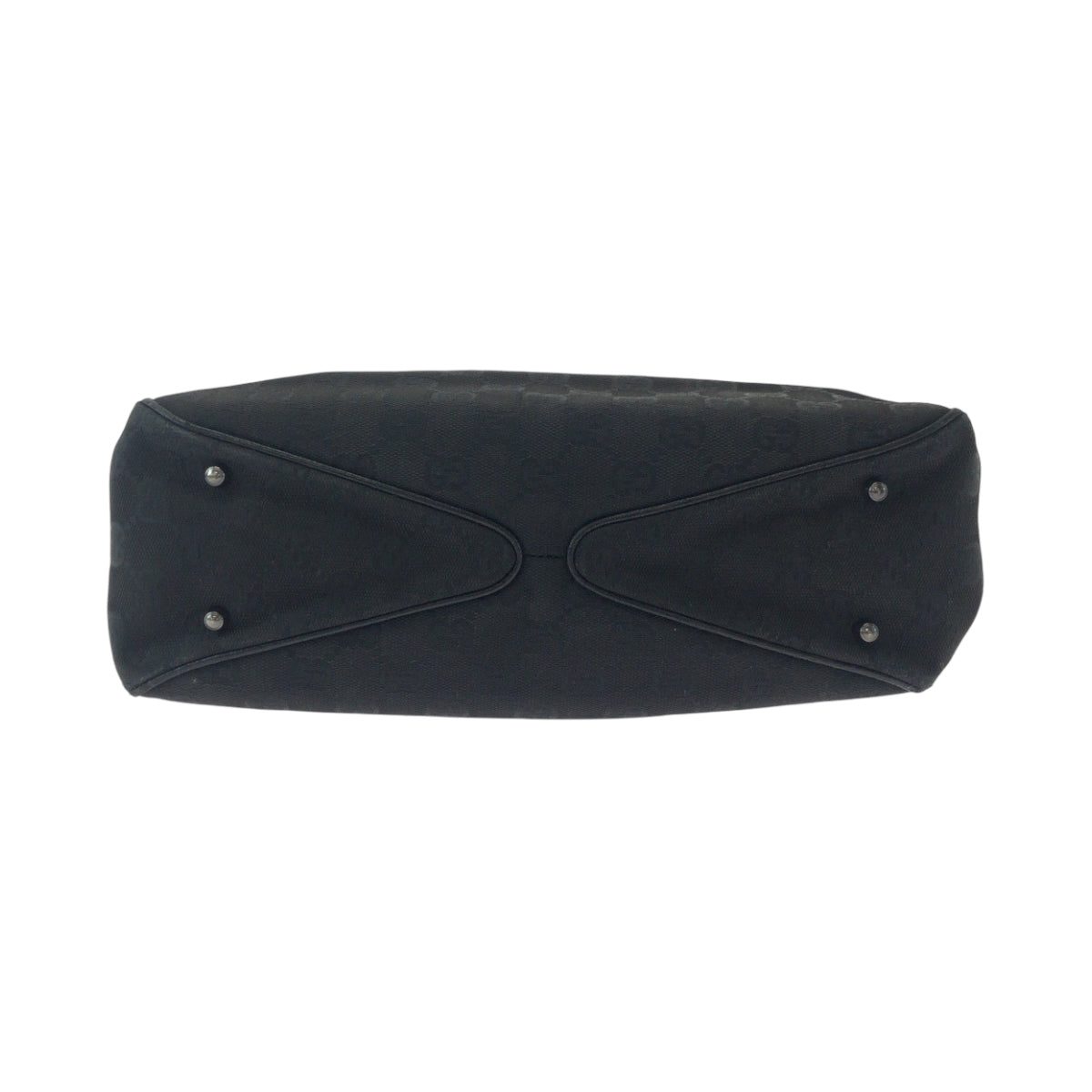 17319
GUCCI グッチ ブラック 黒 シルバー金具 GGキャンバス 113019 トートバッグ ショルダーバッグ  レディース AB21