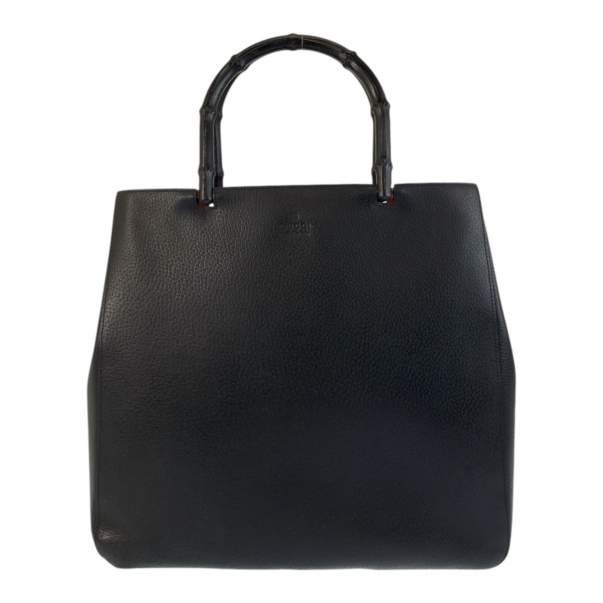 17320
GUCCI グッチ バンブー ブラック 黒 レッド レザー / バンブー 002 1059 ハンドバッグ  レディース ABP36