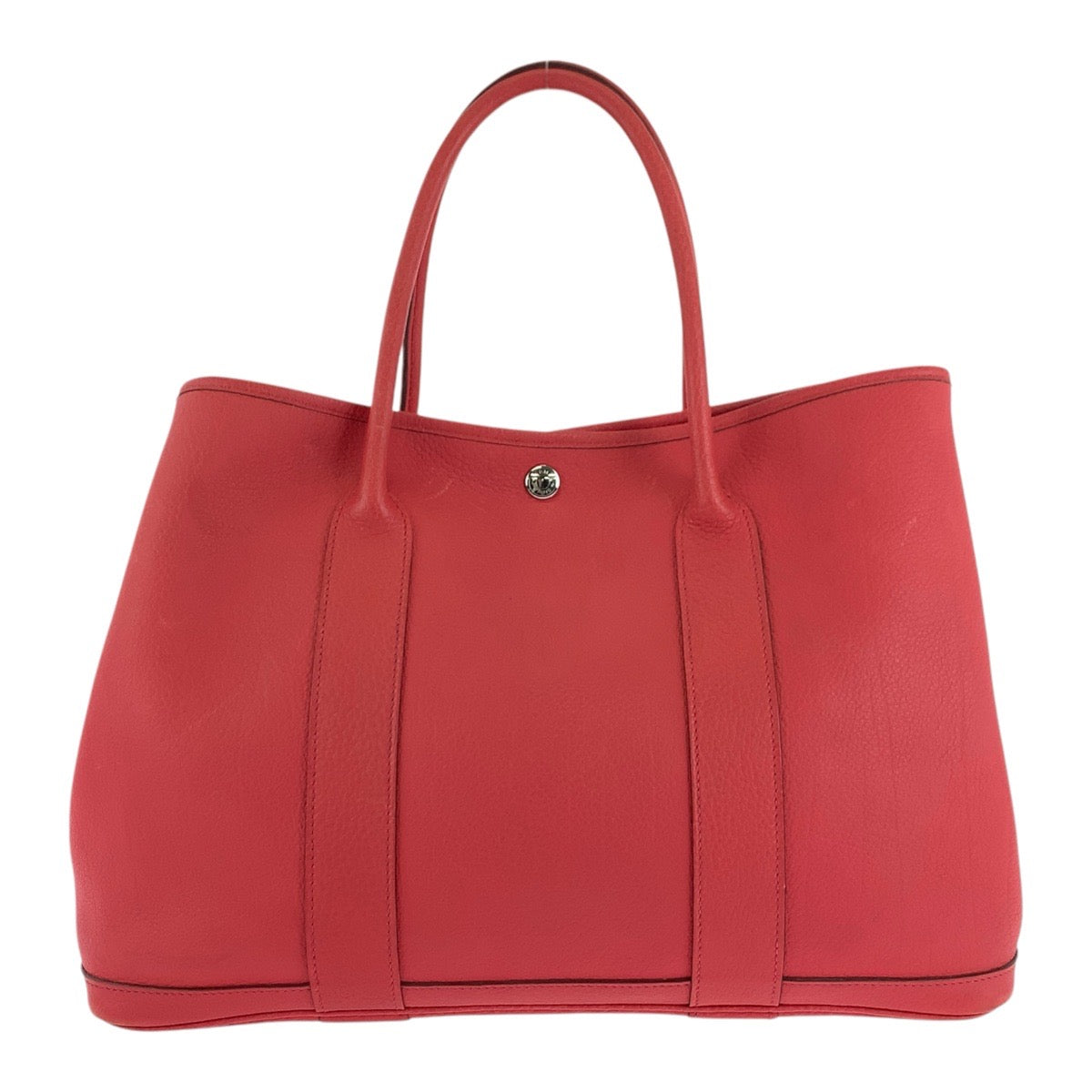 17321
HERMES エルメス ガーデンパーティPM ピンク シルバー金具 ネゴンダ トートバッグ ショルダーバッグ □N刻印  レディース AB190