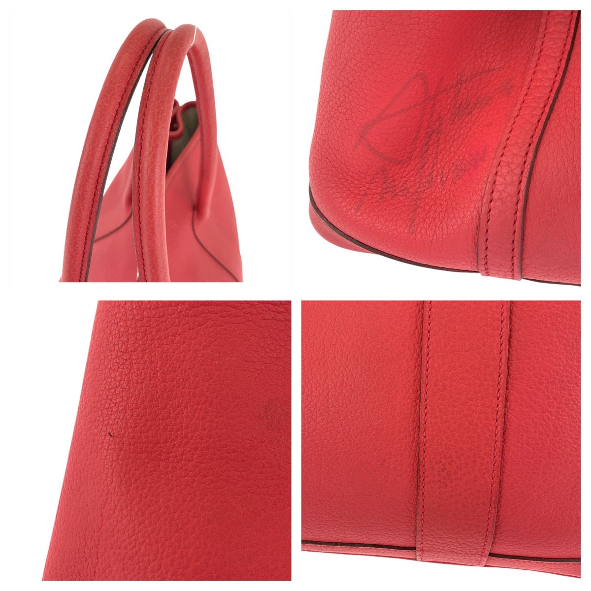 17321
HERMES エルメス ガーデンパーティPM ピンク シルバー金具 ネゴンダ トートバッグ ショルダーバッグ □N刻印  レディース AB190