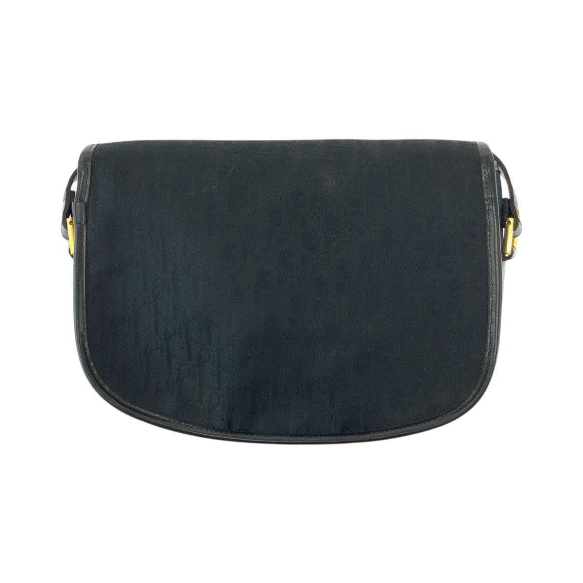 17324
Dior ディオール ヴィンテージ トロッター ブラック 黒 ゴールド金具 キャンバス / レザー ショルダーバッグ ポシェット  レディース ABP40