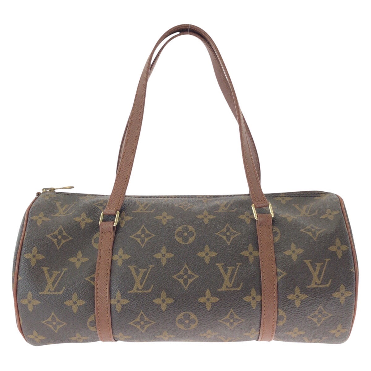 17328
LOUIS VUITTON ルイヴィトン ヴィンテージ モノグラム パピヨン30 ブラウン ゴールド金具 PVC M51365 ハンドバッグ ショルダーバッグ  レディース ABP43