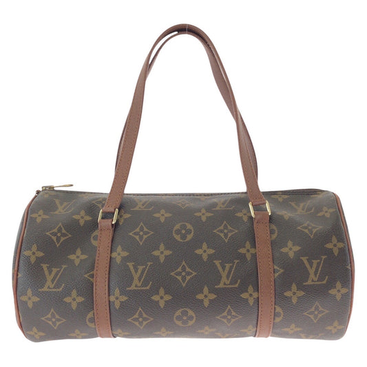17328
LOUIS VUITTON ルイヴィトン ヴィンテージ モノグラム パピヨン30 ブラウン ゴールド金具 PVC M51365 ハンドバッグ ショルダーバッグ  レディース ABP43