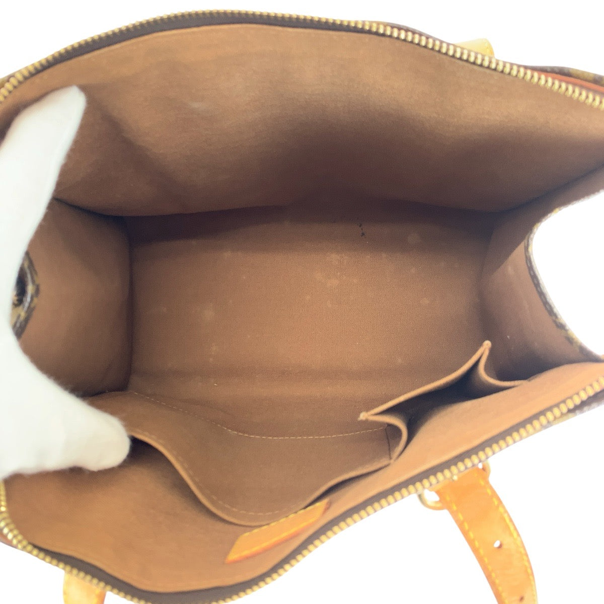 17329
LOUIS VUITTON ルイヴィトン モノグラム ポパンクール オ ブラウン ゴールド金具 PVC / レザー M40007 トートバッグ ショルダーバッグ レディース AB59