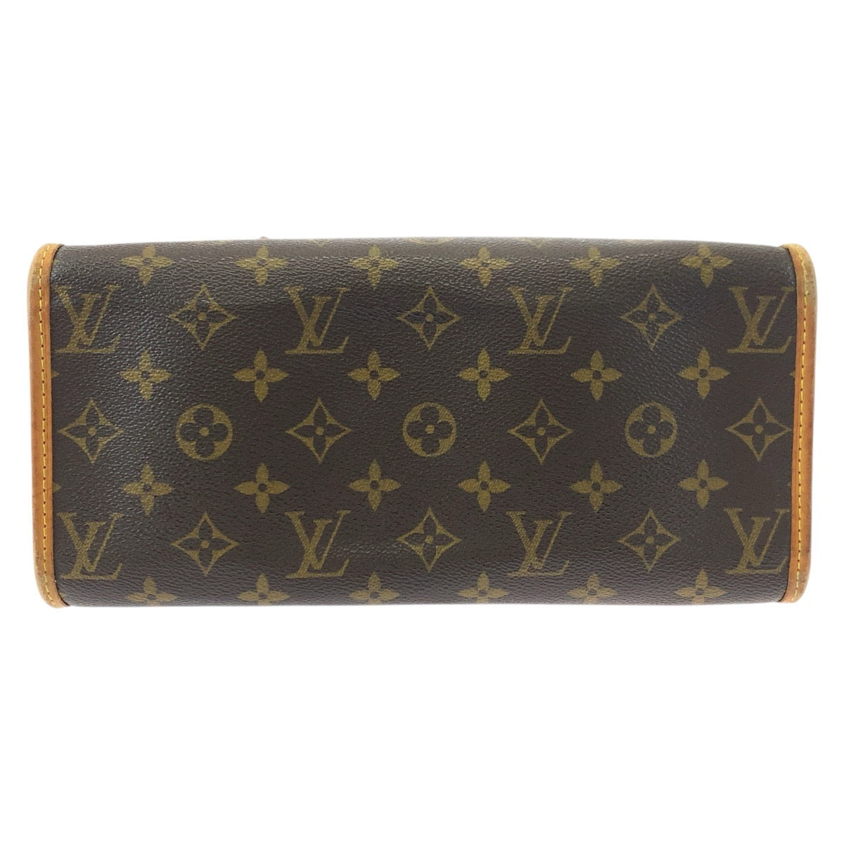 17329
LOUIS VUITTON ルイヴィトン モノグラム ポパンクール オ ブラウン ゴールド金具 PVC / レザー M40007 トートバッグ ショルダーバッグ レディース AB59