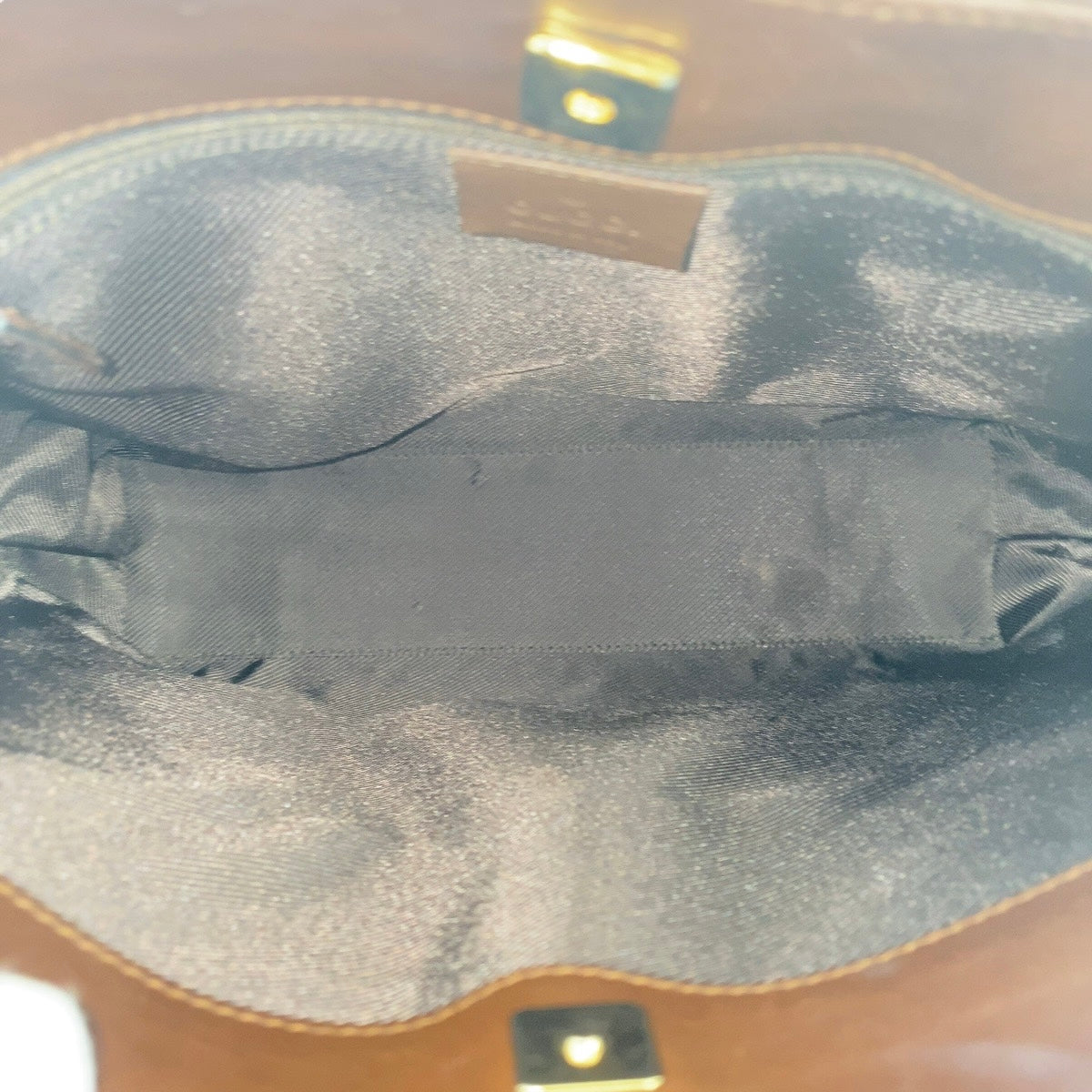 17330
GUCCI グッチ ベージュ ブラウン ゴールド金具 GGキャンバス / レザー 001 4231 1705 ショルダーバッグ ハンドバッグ  レディース ABP52