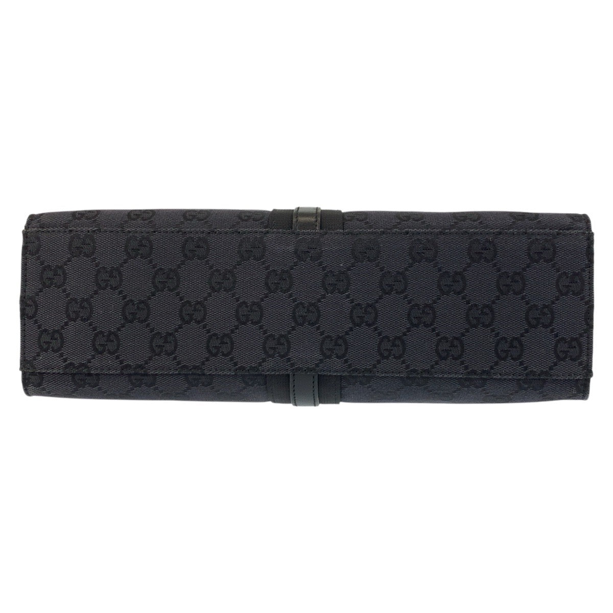 17331
GUCCI グッチ ジャッキー ブラック 黒 シルバー金具 GGキャンバス / レザー 001 3355 ショルダーバッグ ハンドバッグ レディース ABP50