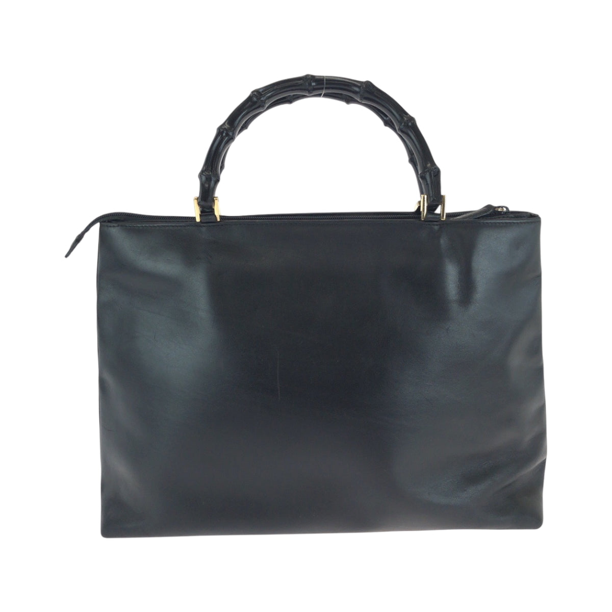 17332
GUCCI グッチ バンブー ブラック 黒 ゴールド金具 レザー 002 2122 0507 トートバッグ ショルダーバッグ レディース AB32