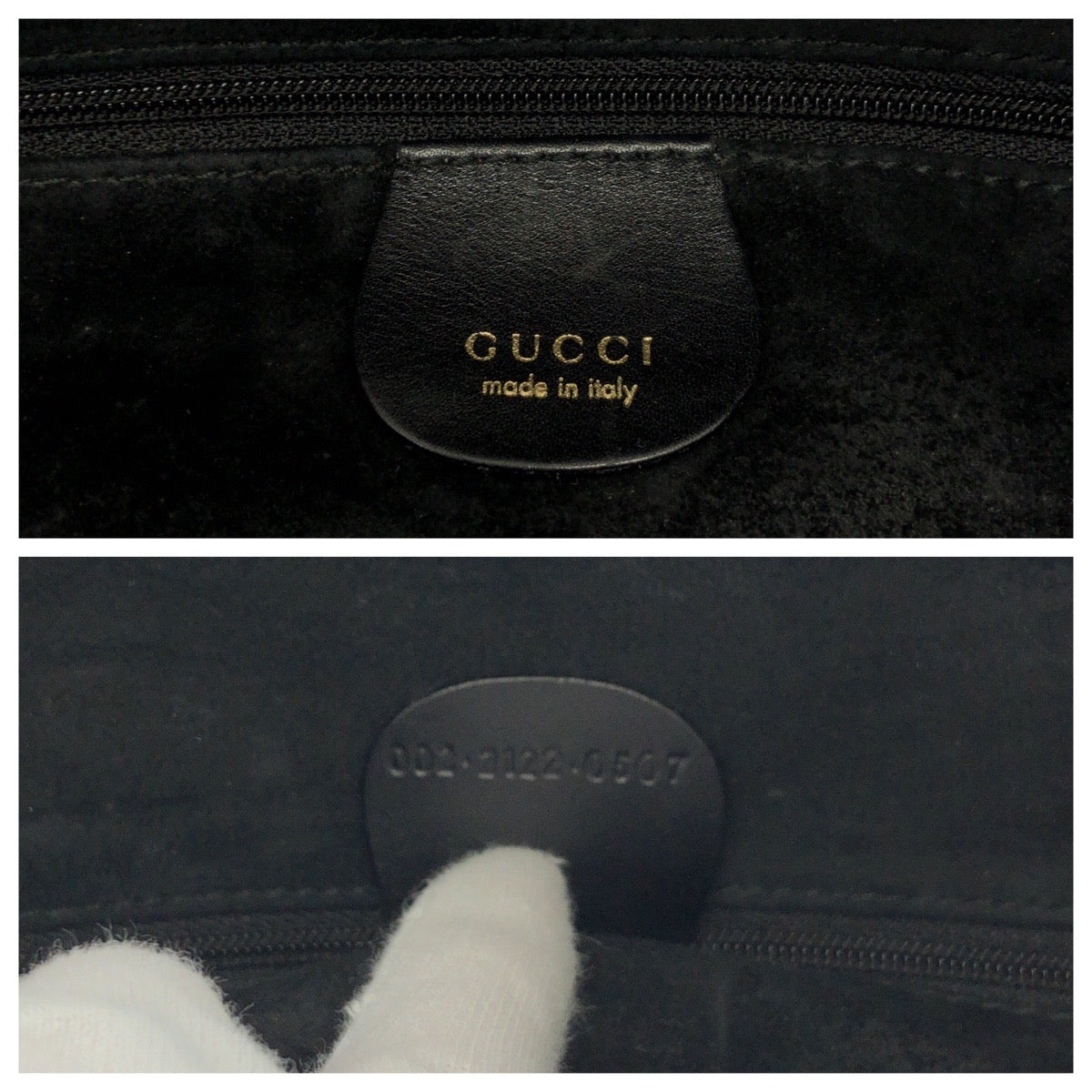 17332
GUCCI グッチ バンブー ブラック 黒 ゴールド金具 レザー 002 2122 0507 トートバッグ ショルダーバッグ レディース AB32