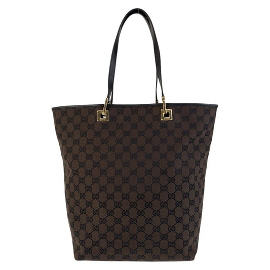 17337
GUCCI グッチ ブラウン ゴールド金具 GGキャンバス / レザー 002 1098 トートバッグ ショルダーバッグ  レディース ABP32