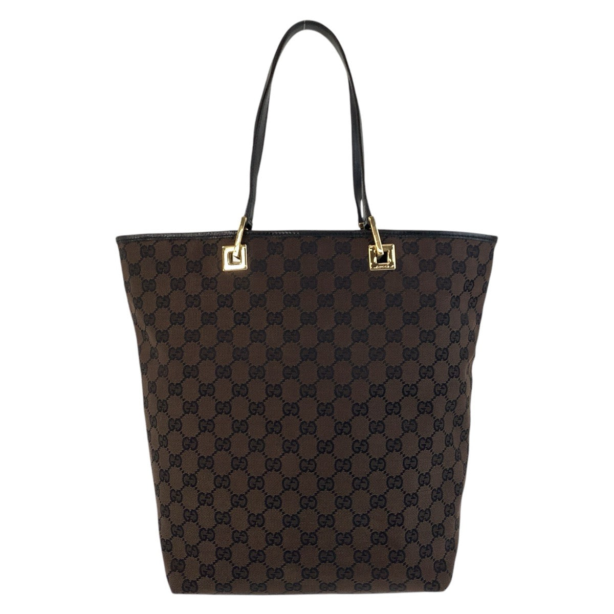 17337
GUCCI グッチ ブラウン ゴールド金具 GGキャンバス / レザー 002 1098 トートバッグ ショルダーバッグ  レディース ABP32