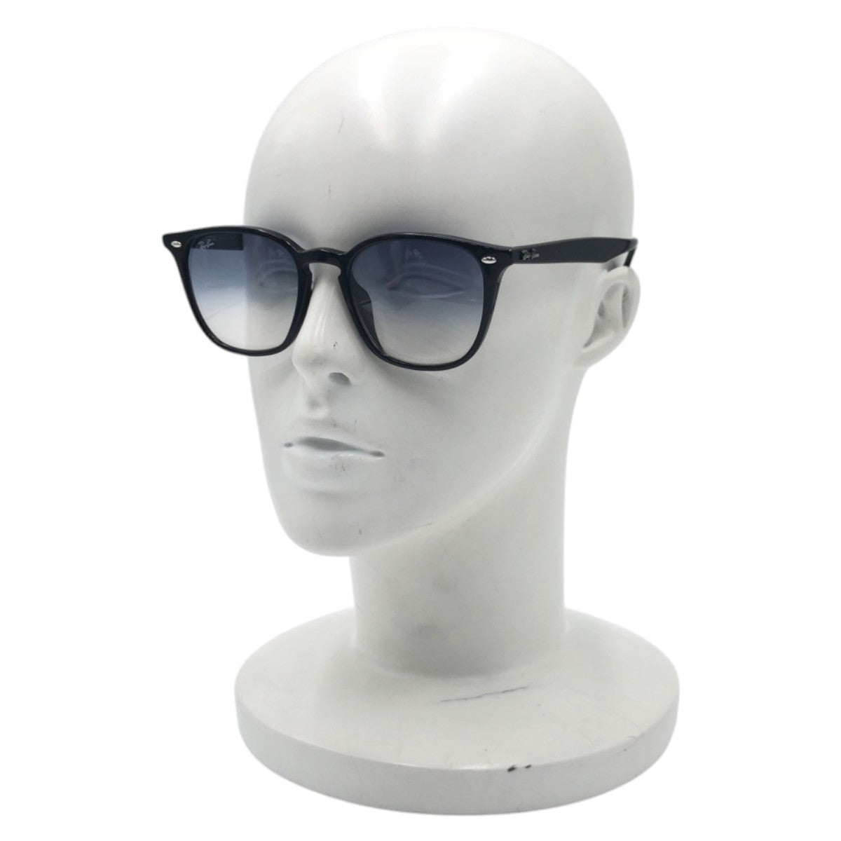 17338
Ray-Ban レイバン ブラック 黒 ライトブルー プラスチック RB4258-F 601/19 サングラス 男女兼用 ウェリントン  レディース A15