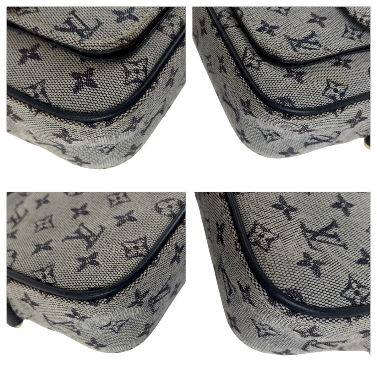 17431
LOUIS VUITTON ルイヴィトン モノグラム ミニ ジュリエット グレー ブラック ゴールド金具 キャンバス / レザー M92217 ショルダーバッグ ポシェット  レディース