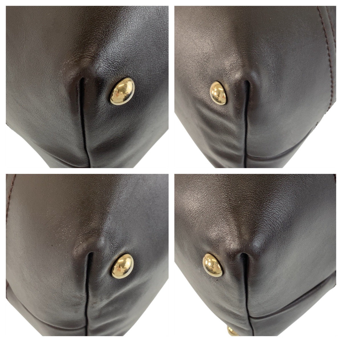 17341
GUCCI グッチ グッチシマ ブラウン ゴールド金具 レザー 327793 トートバッグ ショルダーバッグ  レディース ABP58