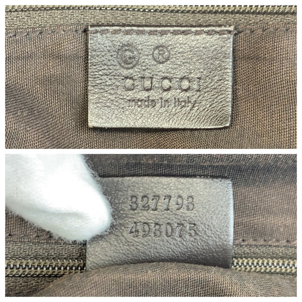 17341
GUCCI グッチ グッチシマ ブラウン ゴールド金具 レザー 327793 トートバッグ ショルダーバッグ レディース ABP58