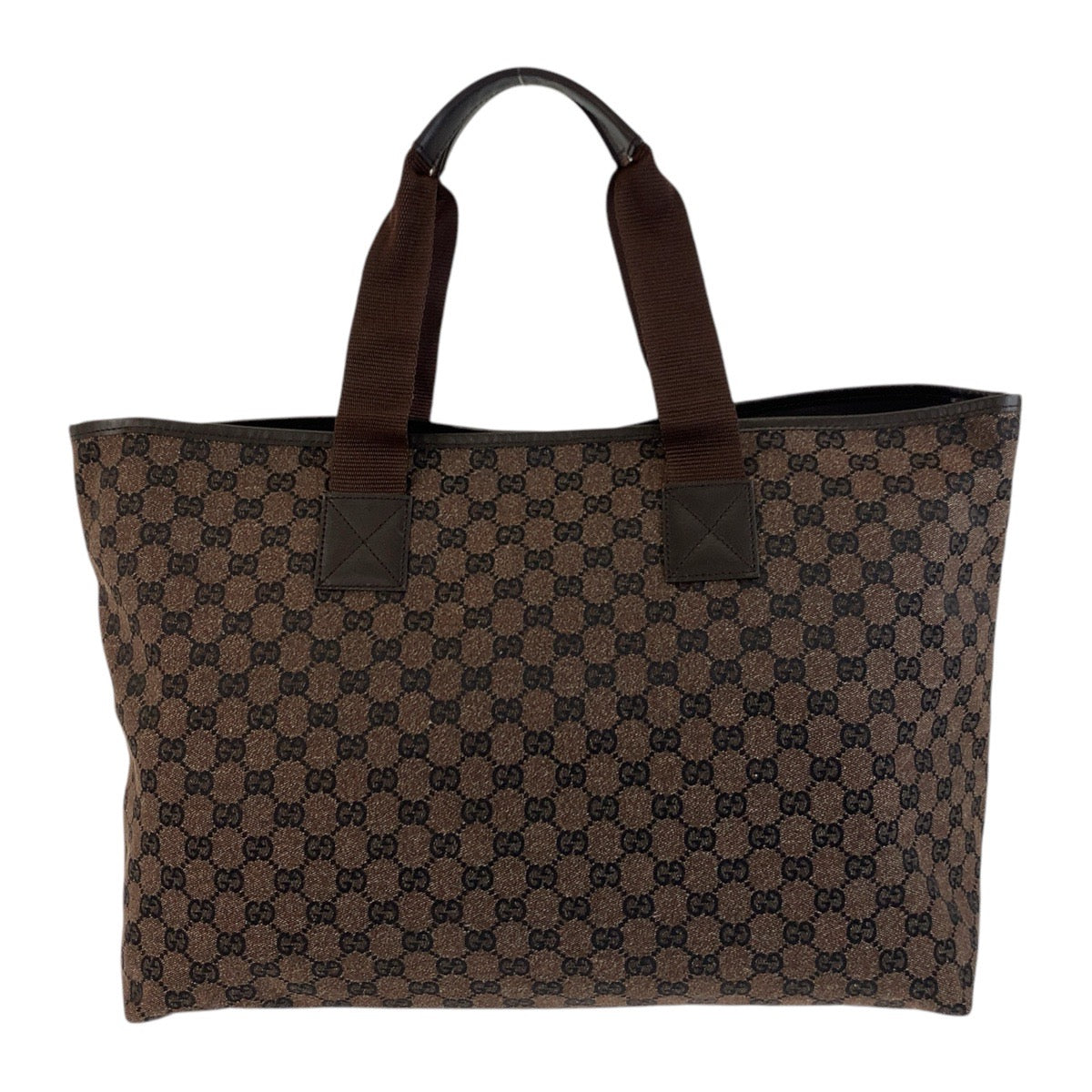 17343
GUCCI グッチ ブラウン シルバー金具 GGキャンバス 267474 トートバッグ ショルダーバッグ 男女兼用  メンズ A65