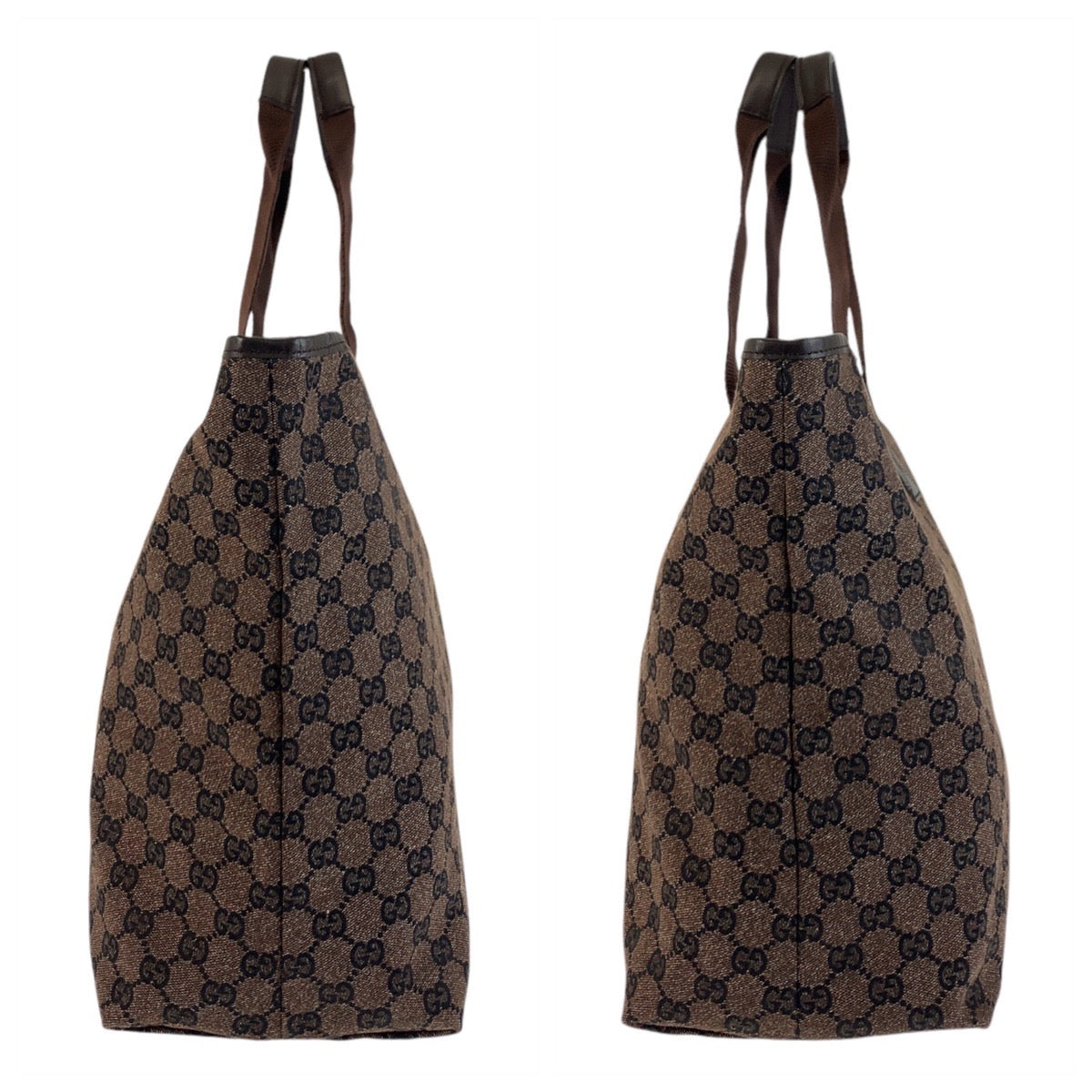17343
GUCCI グッチ ブラウン シルバー金具 GGキャンバス 267474 トートバッグ ショルダーバッグ 男女兼用  メンズ A65