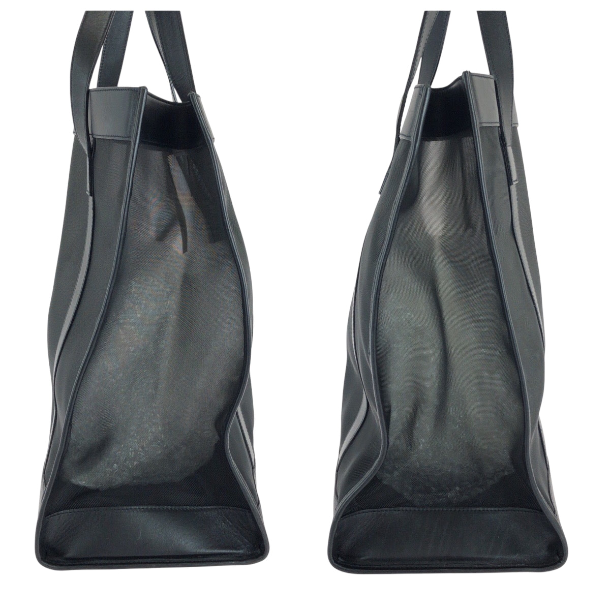 17344
GUCCI グッチ メッシュ ブラック 黒 ナイロン 002 0404 トートバッグ ショルダーバッグ  レディース A48