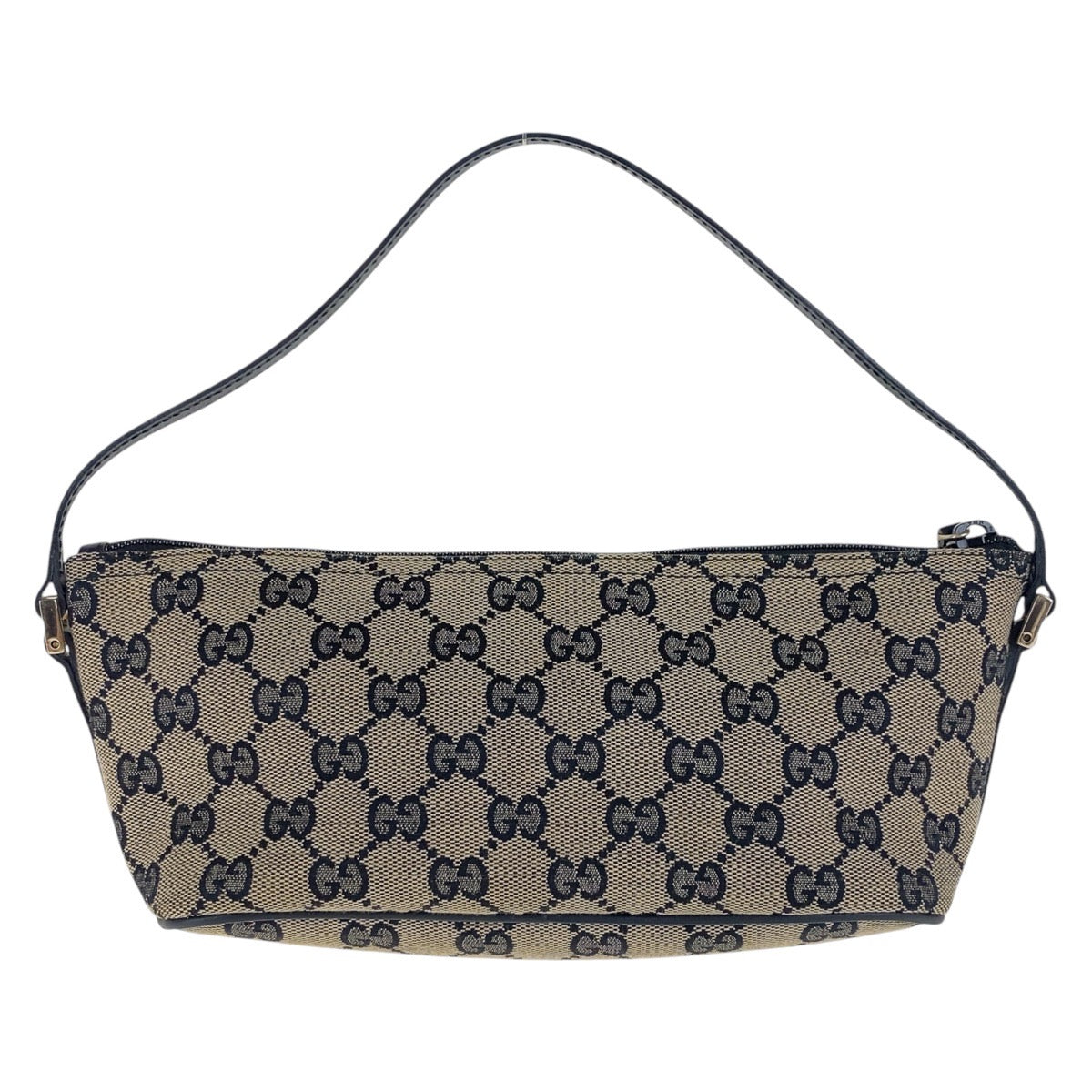 17355
GUCCI グッチ ブラック ゴールド金具 GGキャンバス / レザー 039 1103 ハンドバッグ アクセサリーポーチ  レディース A39