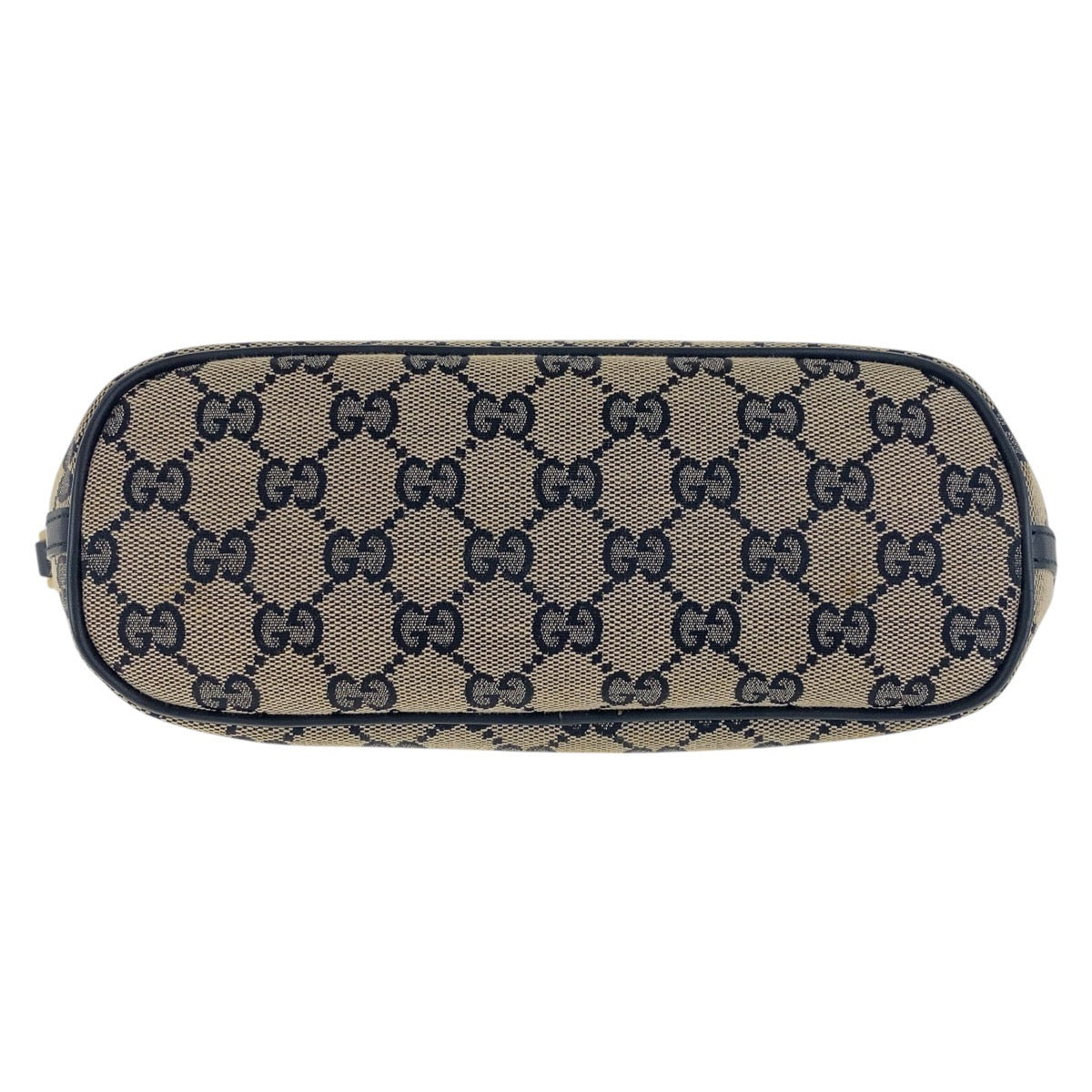 17355
GUCCI グッチ ブラック ゴールド金具 GGキャンバス / レザー 039 1103 ハンドバッグ アクセサリーポーチ  レディース A39