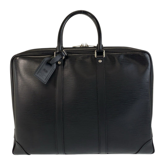 17361
LOUIS VUITTON ルイヴィトン エピ ポルトドキュマン ヴォワヤージュ ノワール ブラック 黒 シルバー金具 レザー M59162 ビジネスバッグ ブリーフケース  メンズ ABP75