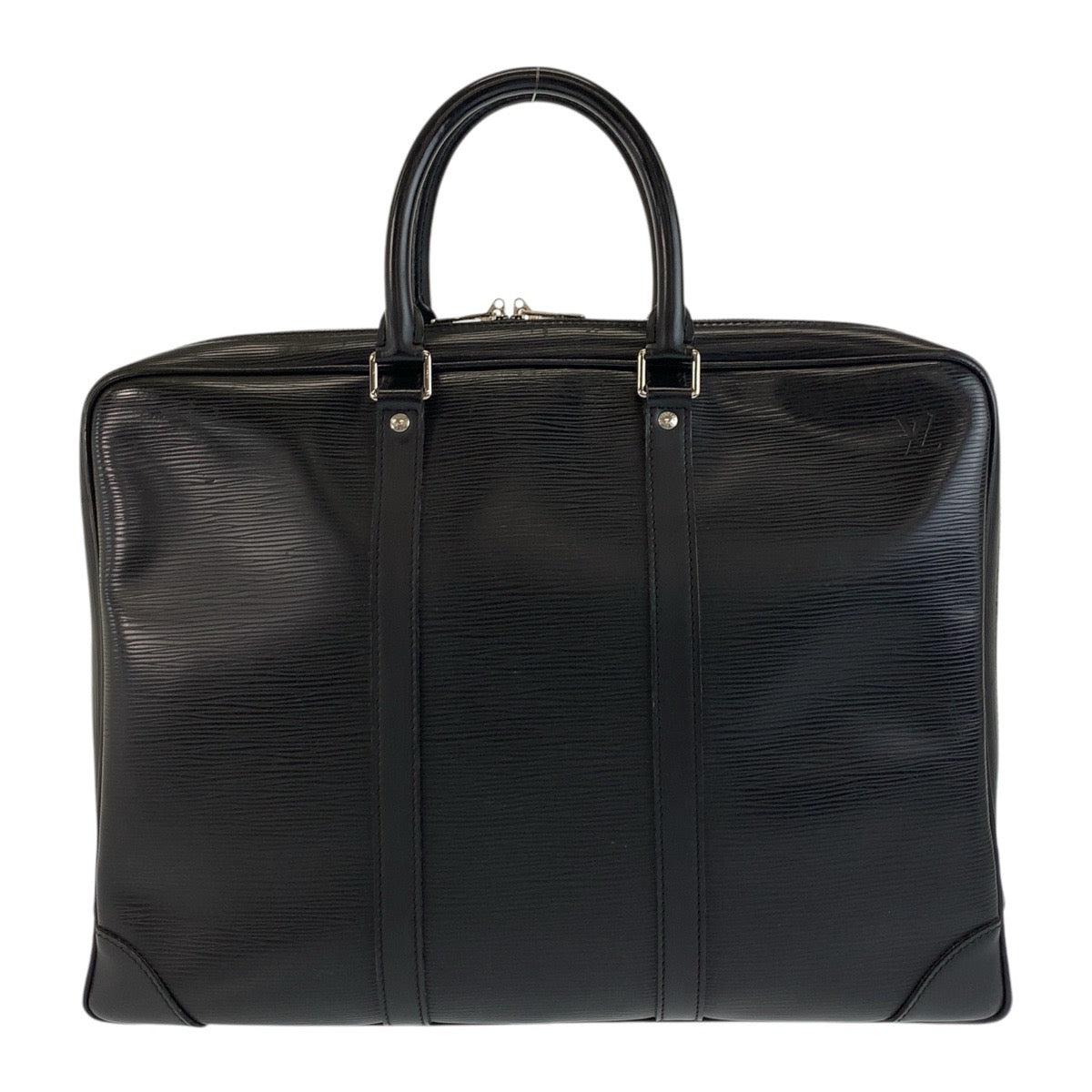17361
LOUIS VUITTON ルイヴィトン エピ ポルトドキュマン ヴォワヤージュ ノワール ブラック 黒 シルバー金具 レザー M59162 ビジネスバッグ ブリーフケース  メンズ ABP75