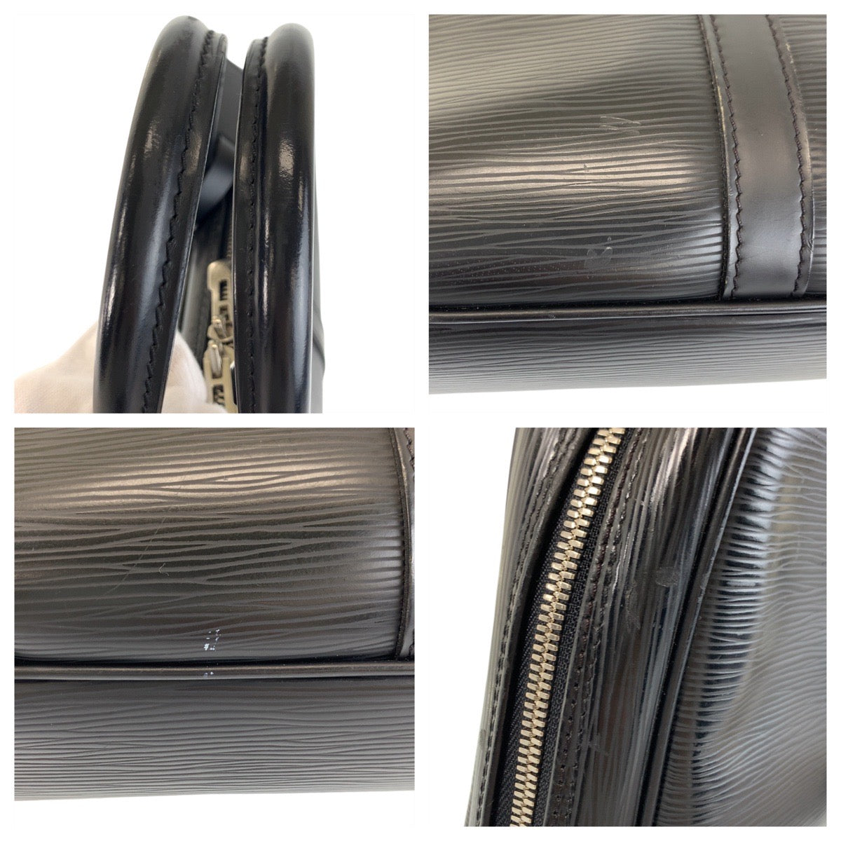 17361
LOUIS VUITTON ルイヴィトン エピ ポルトドキュマン ヴォワヤージュ ノワール ブラック 黒 シルバー金具 レザー M59162 ビジネスバッグ ブリーフケース  メンズ ABP75