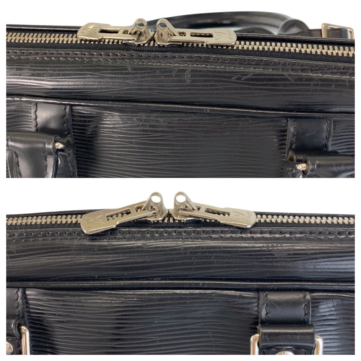 17361
LOUIS VUITTON ルイヴィトン エピ ポルトドキュマン ヴォワヤージュ ノワール ブラック 黒 シルバー金具 レザー M59162 ビジネスバッグ ブリーフケース  メンズ ABP75