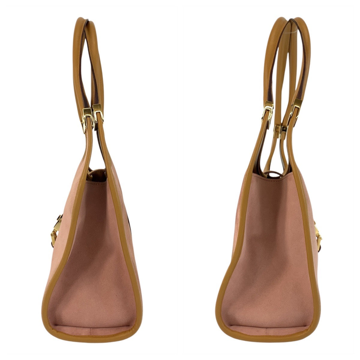 17366
GUCCI グッチ ジャッキー ピンク ゴールド金具 スウェード / レザー 002 1068 ショルダーバッグ ハンドバッグ  レディース AB40