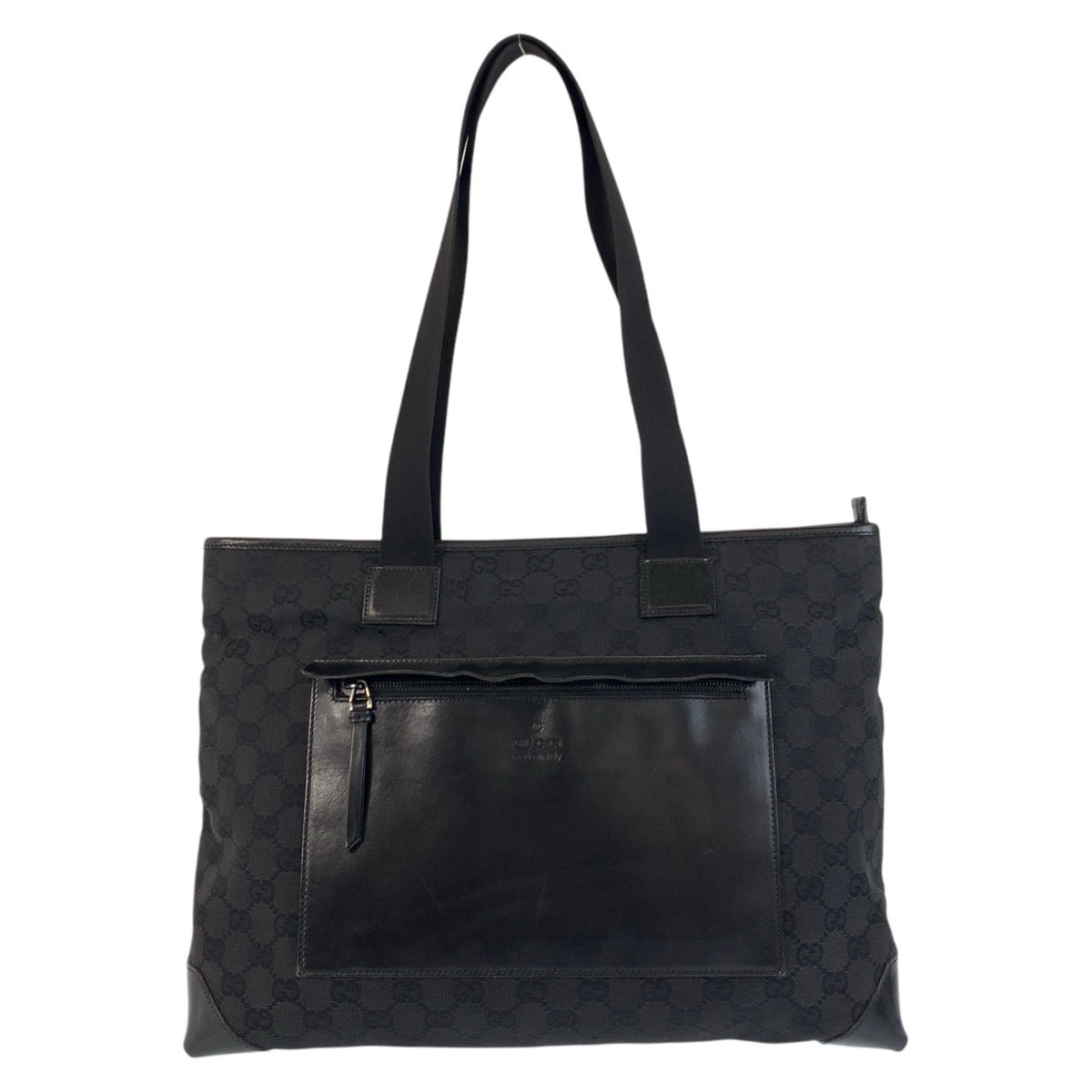 17369
GUCCI グッチ ブラック 黒 GGキャンバス / レザー 34339 トートバッグ ショルダーバッグ  レディース ABP33