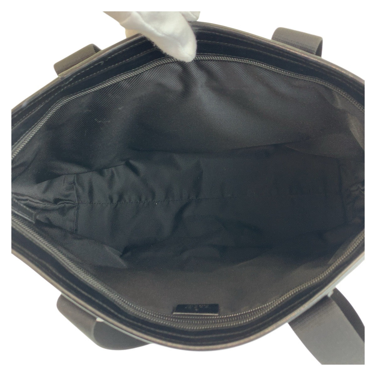17369
GUCCI グッチ ブラック 黒 GGキャンバス / レザー 34339 トートバッグ ショルダーバッグ  レディース ABP33