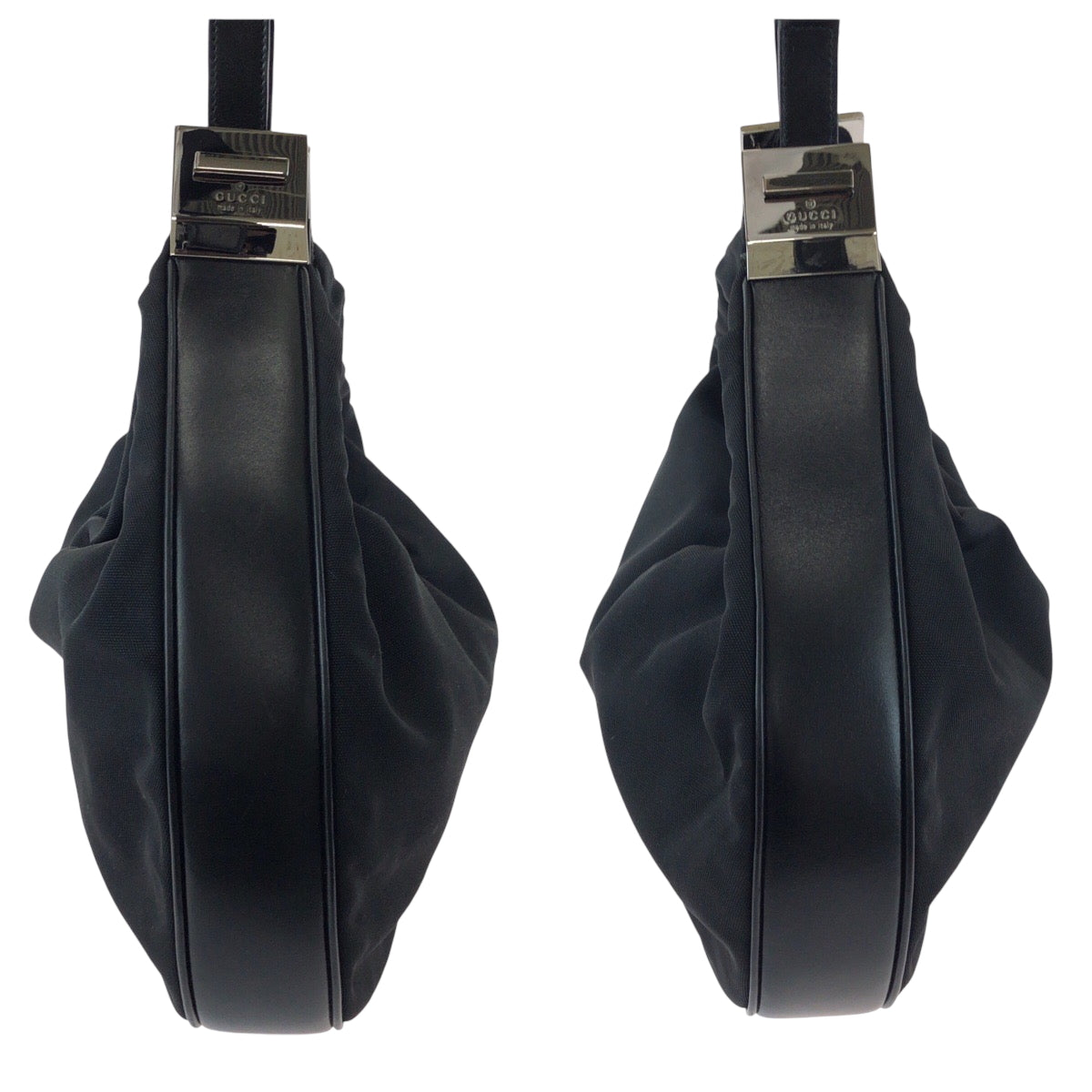 17378
GUCCI グッチ ブラック 黒 シルバー金具 GGキャンバス 001 3315 ショルダーバッグ ハンドバッグ  レディース
