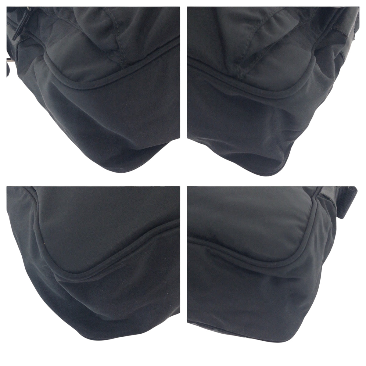 17387
PRADA プラダ テスート 三角ロゴプレート ブラック 黒 シルバー金具 ナイロン BT0173 ショルダーバッグ メッセンジャーバッグ  メンズ AB43